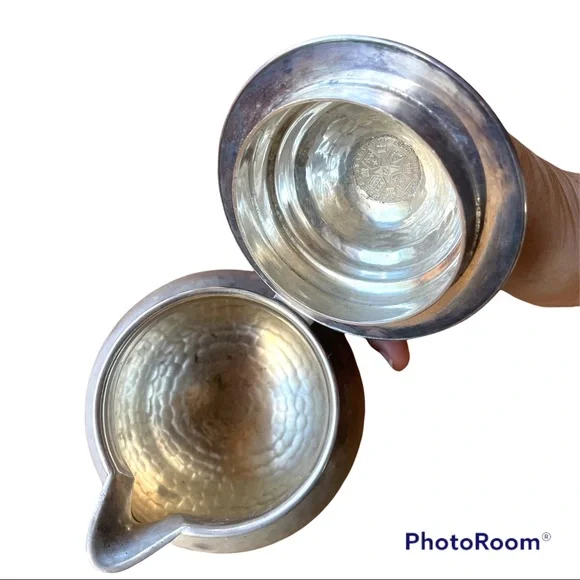 925 Hand Hammered Beer Pitcher Georgivs iii dei gratia Authentic Coin Embossed - Picture 6 of 14